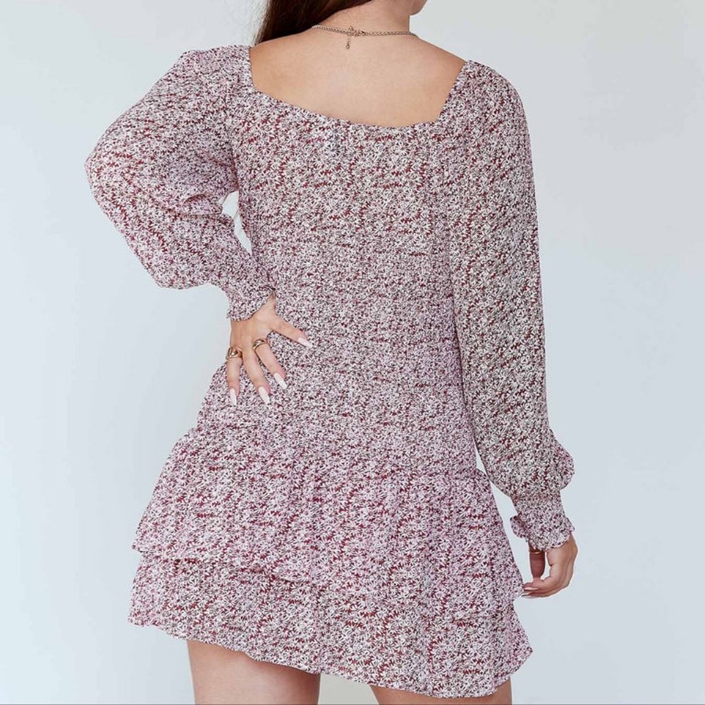 Princess Polly Floral Carrillo Ruffle Mini Dress‎ - Picture 3 of 8